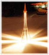 lighted trellis model